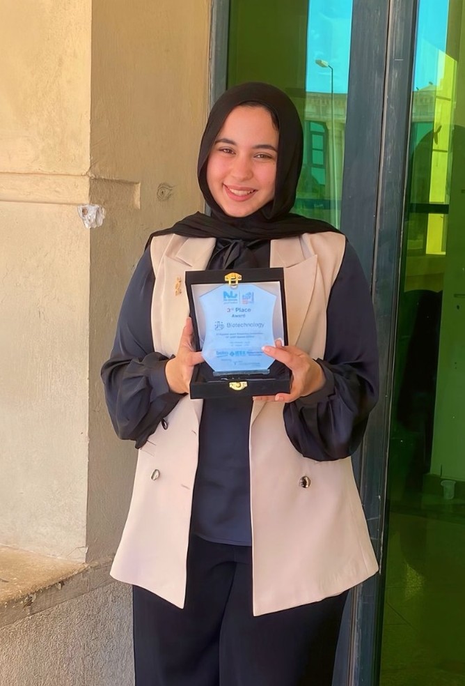 Portrait of Radwa Kamal, Co-Founder and CTO of Software and AI at PolliBotics